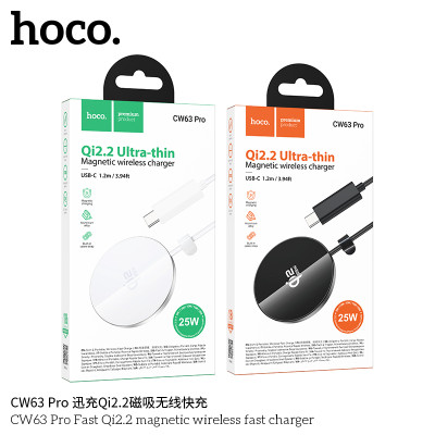 Hoco. CW63 Pro Cargador Magnetico 25W Qi2.2